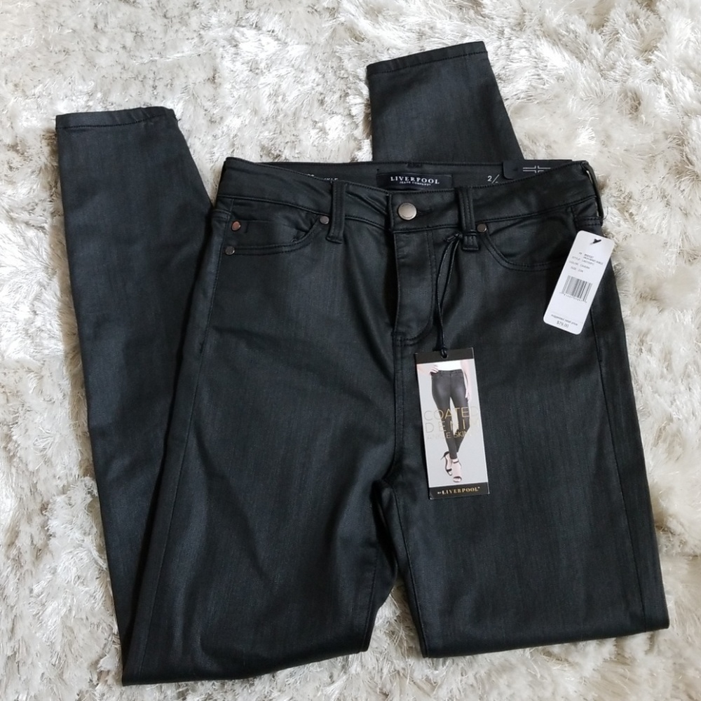 High waisted designer ankle jeans